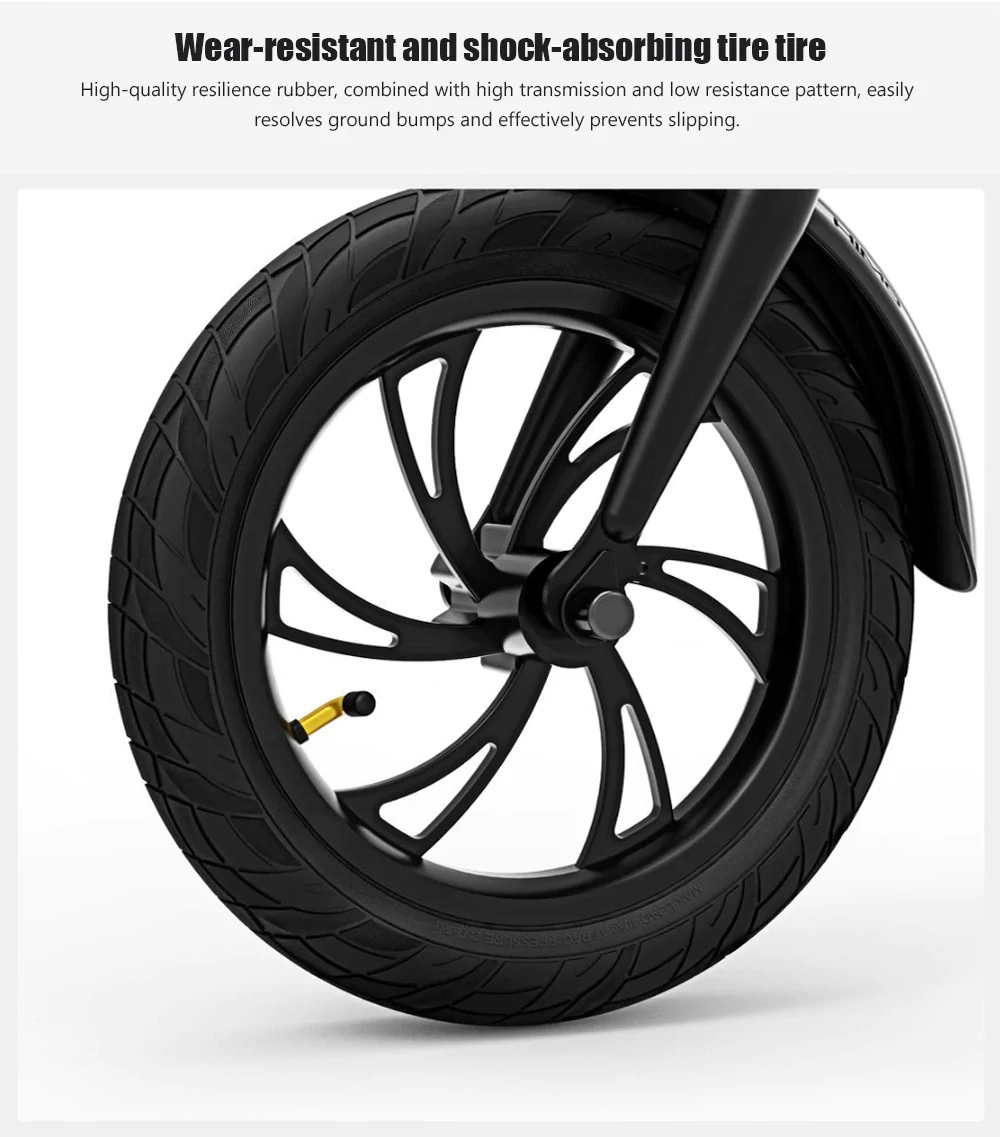 Xe đạp điện gấp gọn di động Xiaomi HIMO Thiết kế tiện dụng Đi xe nhiều chế độ - Màu trắng